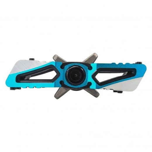 Pedales Automáticos Crank Brothers Mallet E Ls BLUE / BLACK SPRING