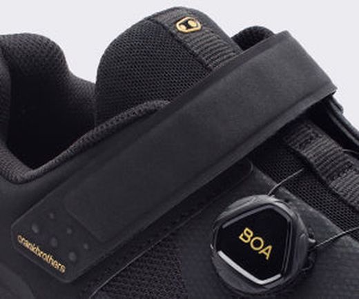 👟⚫🟡🚵‍♂️ Zapatillas Crankbrothers Mallet E Boa Negro/Dorado
