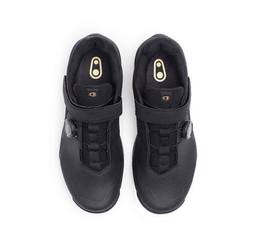 👟⚫🟡🚵‍♂️ Zapatillas Crankbrothers Mallet E Boa Negro/Dorado