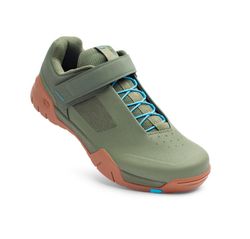 👟💚🤎💙🚵‍♂️ Zapatillas CrankBrothers Mallet E Speedlace Verde/Marrón/Azul