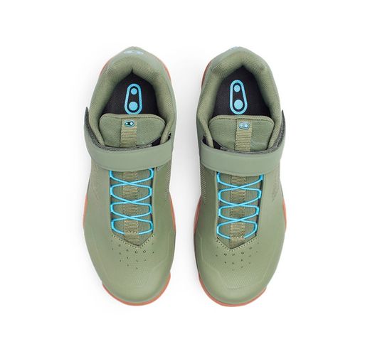👟💚🤎💙🚵‍♂️ Zapatillas CrankBrothers Mallet E Speedlace Verde/Marrón/Azul