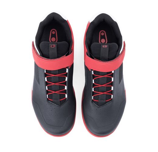 👟🔴⚫⚪🚵‍♂️ Zapatillas Crankbrothers Mallet Speedlace Rojo/Negro/Blanco