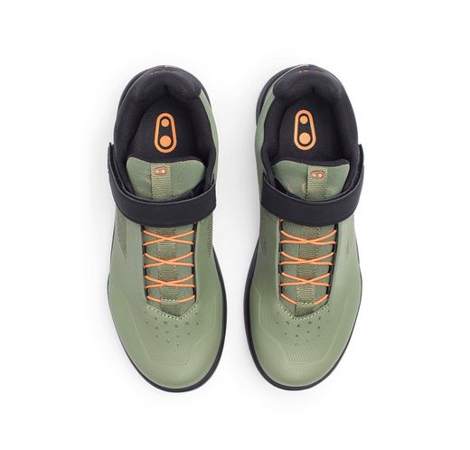 👟💚⚫🟠🚵‍♂️ Zapatillas Crank Brothers Stamp Speedlace Verde/Negro/Naranja