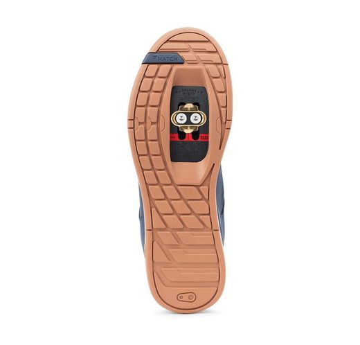 👟💙🤎🚵‍♂️ Zapatillas Crankbrothers  Mtb Mallet Stamp Lace Azul/Marrón