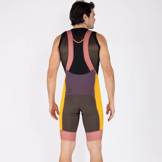 🚴‍♂️ Culotte PATCHWORK Bib Short – Peto de Ciclismo con Diseño Exclusivo 🎨🔥