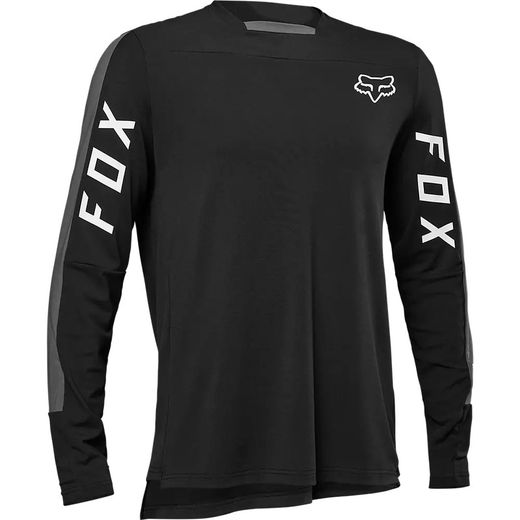 Camiseta Técnica Fox De Manga Larga Defend Pro Negra