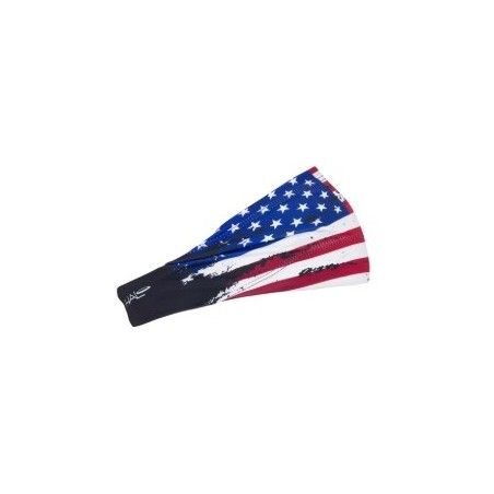 🏃‍♂️🇺🇸 Diadema Deportiva HALO BANDIT Pullover USA Flag – Antisudor, Antideslizante y Patriótica 💧🔥