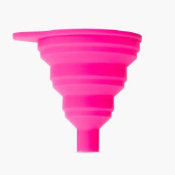 Embudo Mini Muc-Off Plegable de Silicona Rosa 🌸🛠️ | Compacto, Reutilizable y Perfecto para Mantenimiento 🚲💧