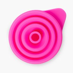 Embudo Mini Muc-Off Plegable de Silicona Rosa 🌸🛠️ | Compacto, Reutilizable y Perfecto para Mantenimiento 🚲💧