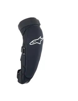 🛡️🔥 Espinillera Alpinestars A-Impact Plasma Pro Negro/Blanco | Protección Avanzada y Comodidad Total 🚵‍♂️⚫⚪