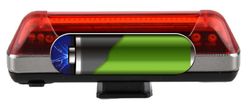 🚴‍♂️🔴 Piloto Trasero RIDERS F71  – 50 Lúmenes 💡 | Luz LED USB 🔋 | Para Tija Aero 🚲 | Visibilidad Total y Estilo Deportivo 🚨