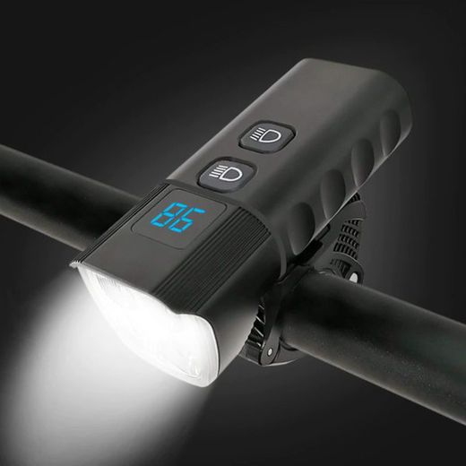 💡🚴‍♂️ Luz de Ciclismo RIDERS – Foco Serie Premium Digital | 2000 Lúmenes ⚡ | Batería Integrada 🔋 | Alta Potencia y Precisión 🚴‍♂️