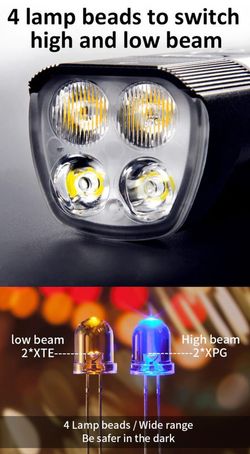 💡🚴‍♂️ Luz de Ciclismo RIDERS – Foco Serie Premium Digital | 2000 Lúmenes ⚡ | Batería Integrada 🔋 | Alta Potencia y Precisión 🚴‍♂️