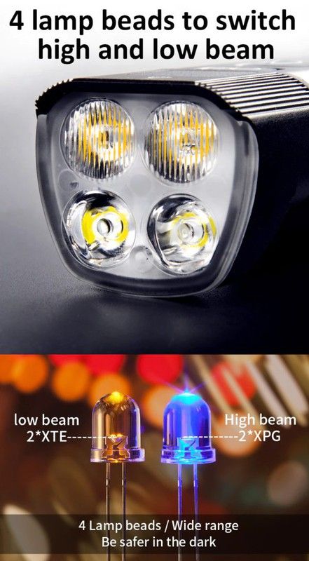 💡🚴‍♂️ Luz de Ciclismo RIDERS – Foco Serie Premium Digital | 2000 Lúmenes ⚡ | Batería Integrada 🔋 | Alta Potencia y Precisión 🚴‍♂️