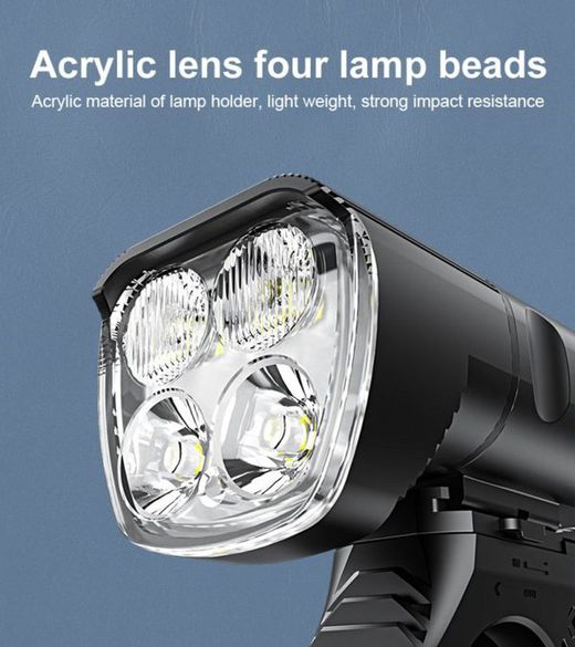 💡🚴‍♂️ Luz de Ciclismo RIDERS – Foco Serie Premium Digital | 2000 Lúmenes ⚡ | Batería Integrada 🔋 | Alta Potencia y Precisión 🚴‍♂️