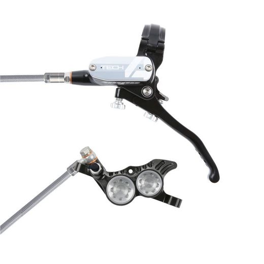 🚵‍♂️ Freno Hope Tech 4 V4 Trasero Negro/Plata – Potencia y Control Premium Compatible E-Bike 🔥🛑
