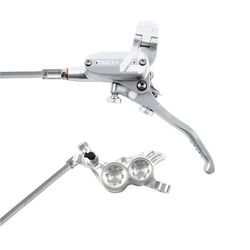 🚵‍♂️ Freno Hope Tech 4 V4 Trasero Plata/Plata – Potencia y Control Premium Compatible E-Bike 🔥🛑