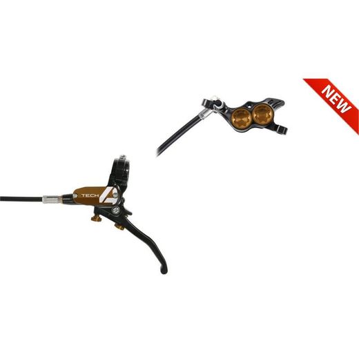 🚵‍♂️ Freno Hope Tech 4 E4 Delantero Negro/Bronce – Potencia y Precisión Premium 🖤🟤🛑