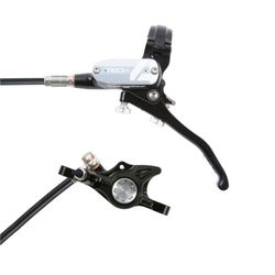 🚴‍♂️🖤✨ Freno HOPE Tech 4 X2 Trasero Negro/Plata – Potencia, Control y Diseño Premium para MTB
