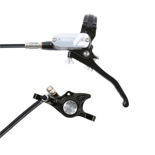 🚴‍♂️🖤✨ Freno HOPE Tech 4 X2 Trasero Negro/Plata – Potencia, Control y Diseño Premium para MTB