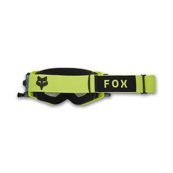 🏍️👓 Gafas Fox Airspace con Sistema de Rollos | Visión Clara y Ajuste Personalizado para Riders  Amarillo fluorescente