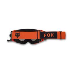 🏍️👓 Gafas Fox Airspace con Sistema de Rollos | Visión Clara y Ajuste Personalizado para Riders Naranja fluorescente