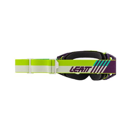 🕶️💜 Gafas Leatt Velocity 5.5 Cryztal Lime Purple 75% VLT – Máxima claridad y protección para tus rutas MTB