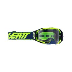 🕶️💜 Gafas Leatt Velocity 6.5 Cryztal Lime Purple – Máxima claridad en baja luz