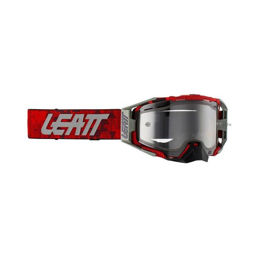 🕶️🔴 Gafas Leatt Velocity 6.5 Enduro JW22 Rojo Transparente – Visión y protección de alto rendimiento para el ciclista extremo