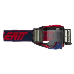🕶️🔵🔴 Gafas Leatt Velocity 6.5 Roll-Off Rojo/Azul Claro 83% VLT – Claridad y rendimiento sin límites
