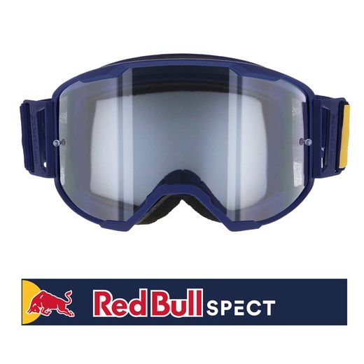 Gafas Máscara Red Bull Strive Azul Mate Lente Doble – Máxima Protección, Estilo Inigualable y Visión Perfecta