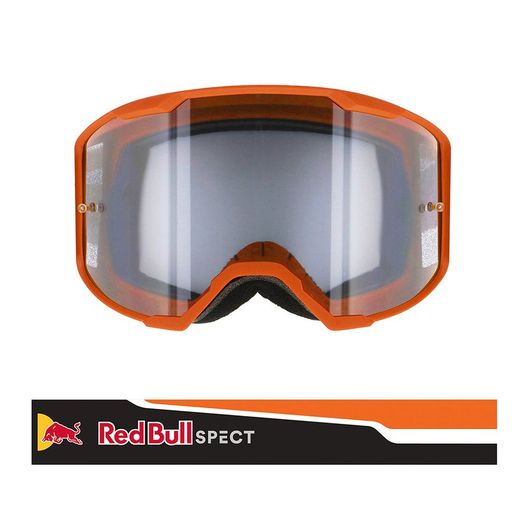 Gafas Máscara Red Bull Strive Naranja Brillante Lente Simple