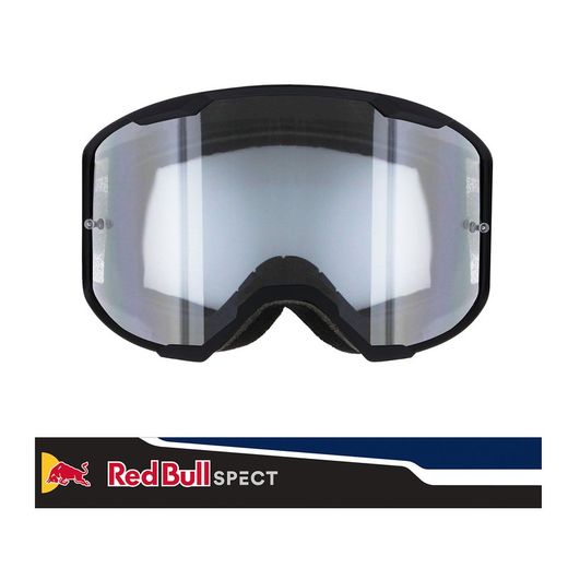 Gafas Máscara Red Bull Strive Negro Brillante – Potencia, Estilo y Visión Impecable para Riders