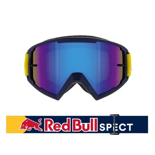 Gafas Máscara WHIP Azul Mate con Lente Doble – Estilo audaz 💙, protección superior 🛡️ y visión nítida en cualquier terreno