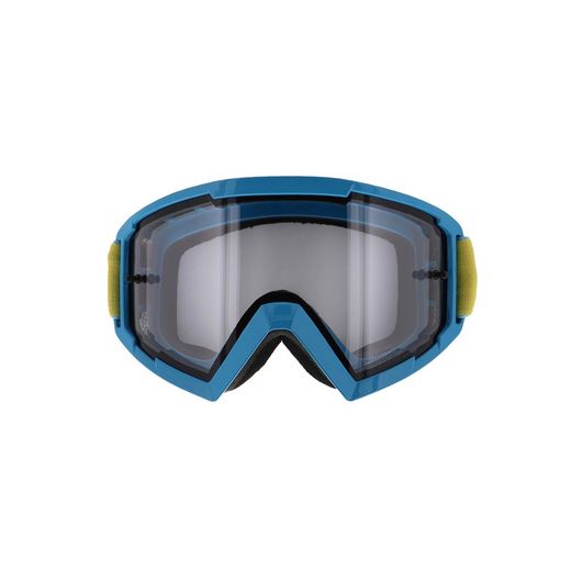 Gafas Máscara WHIP Azul Neón Brillante con Lente Simple – ¡Explosión de Estilo y Visión Impecable!