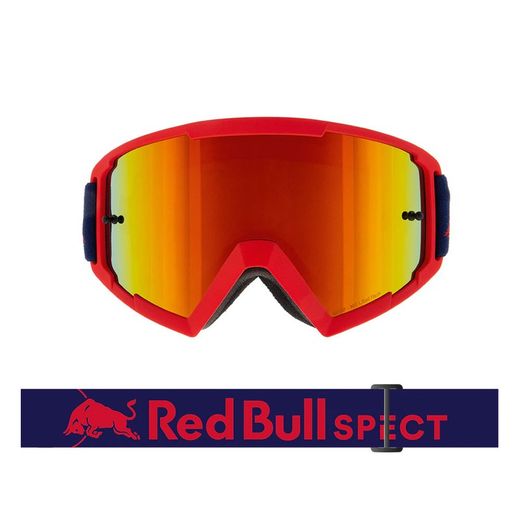 Gafas Máscara Red Bull WHIP Rojo Mate con Lente Doble – ¡Estilo audaz 🔴, visión superior 👁️ y protección total