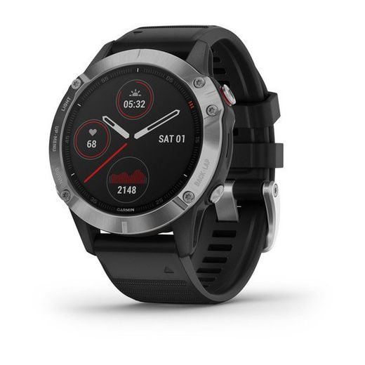 Reloj Garmin Fenix 6 Plata Negro