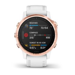 Garmin Fenix 6s Pro Music Blanco Y Oro Rosa