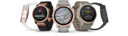 Garmin Fenix 6s Pro Music Blanco Y Oro Rosa