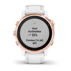 Garmin Fenix 6s Pro Music Blanco Y Oro Rosa
