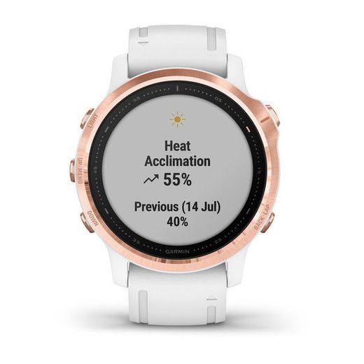 Garmin Fenix 6s Pro Music Blanco Y Oro Rosa