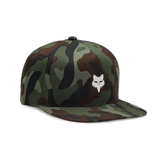 🧢🦊 Gorra Casual Fox Head Camo Tech Snapback – Estilo camo con tecnología Fox 🌿🔥