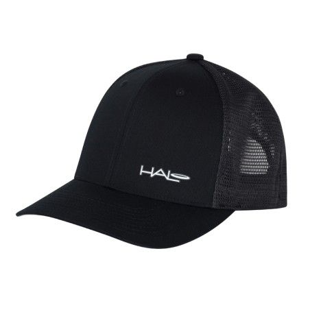 Gorra HALO FlexFit Mesh Hat - Negra | Transpirable, Elástica, Estilo Deportivo y Ajuste Perfecto para Outdoor y Entrenamiento