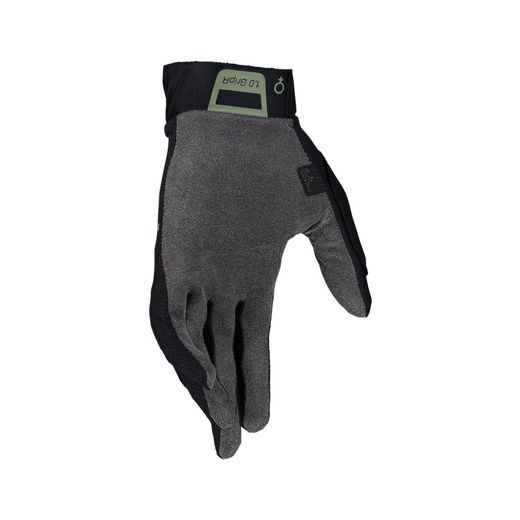 🚴‍♀️🖤 Guantes Leatt MTB 1.0 GripR Mujer Stealth – Estilo, Comodidad y Rendimiento para Ciclistas de Montaña