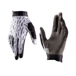 🧤🤍🌲 Guantes MTB Leatt 1.0 GripR – Blanco Trails