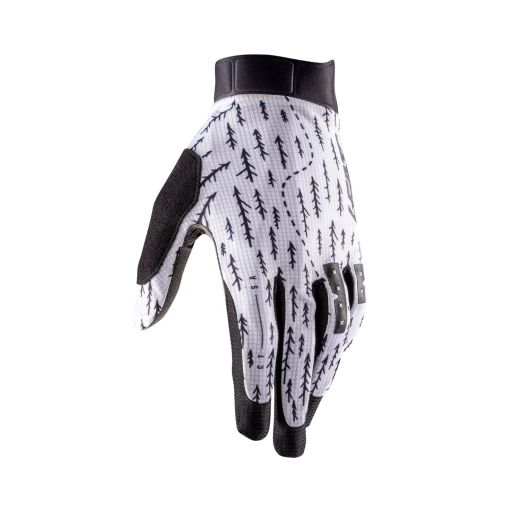 🧤🤍🌲 Guantes MTB Leatt 1.0 GripR – Blanco Trails