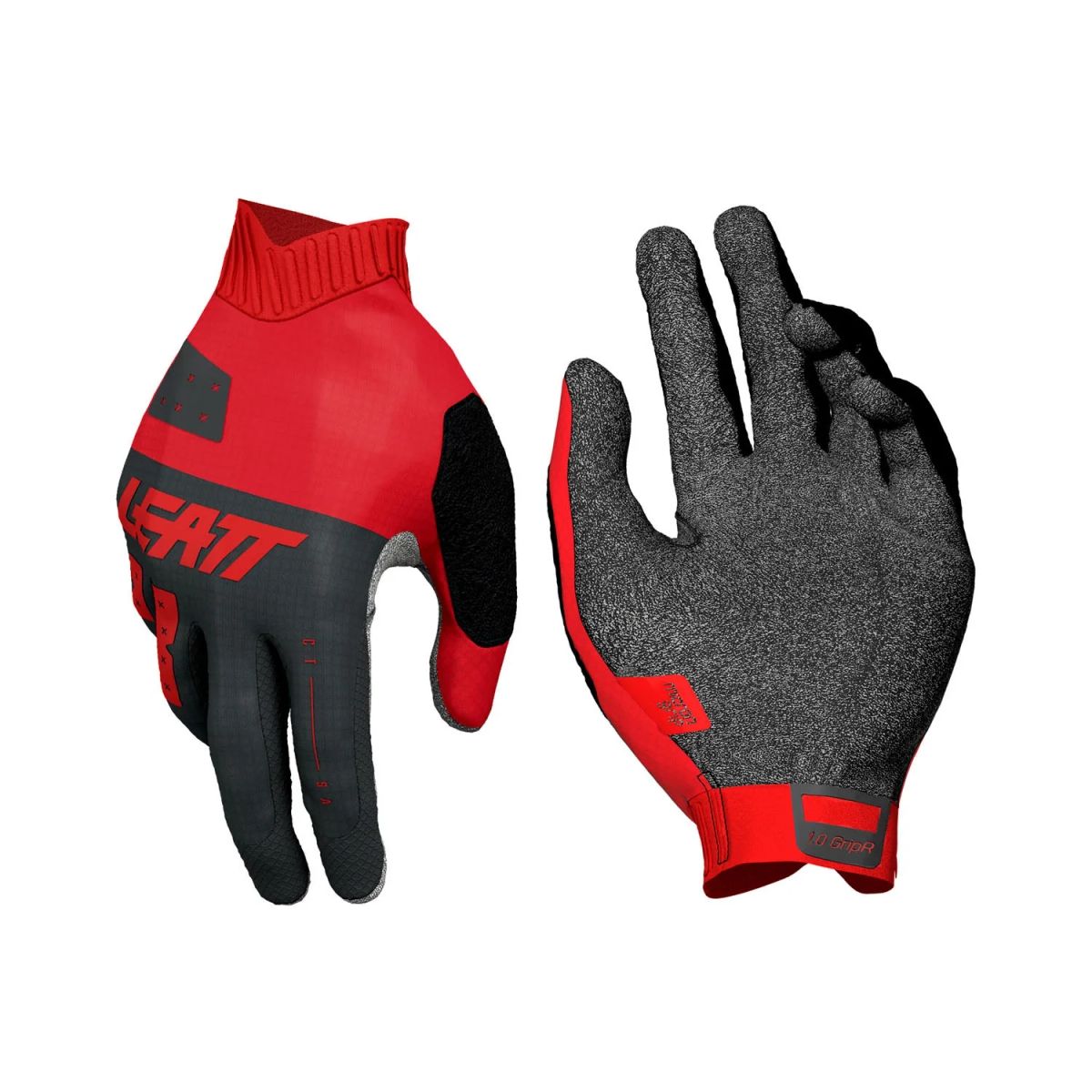 🧤🔥 Guantes MTB Leatt 1.0 GripR Jr – Rojos L