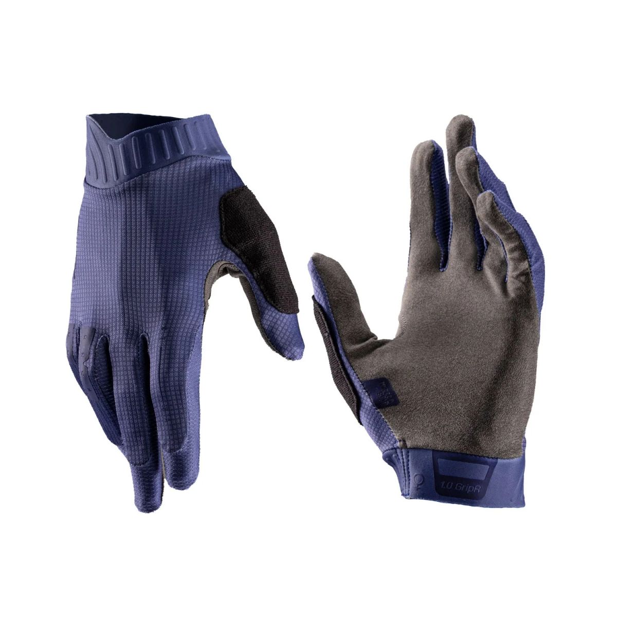 🧤🌌 Guantes MTB Leatt 1.0 GripR Mujer – Azul Cosmic L