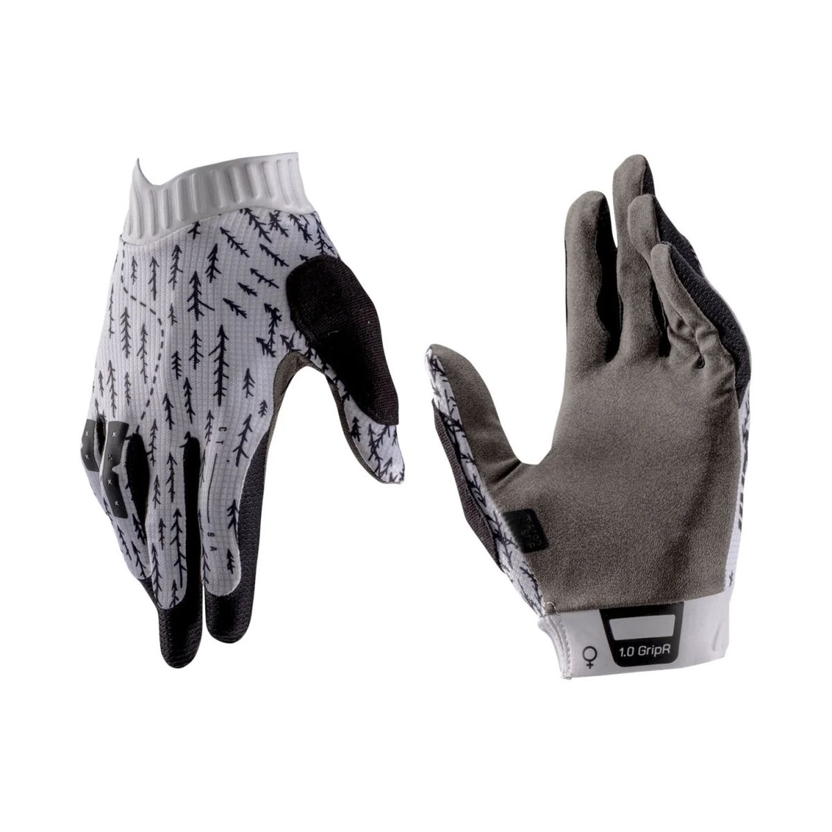 🧤✨ Guantes MTB Leatt 1.0 GripR Mujer – Blanco Trails L