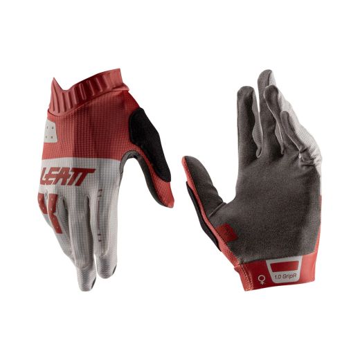 🧤🔥 Guantes MTB Leatt 1.0 GripR Mujer – Rojo Dusty